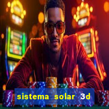 sistema solar 3d em movimento